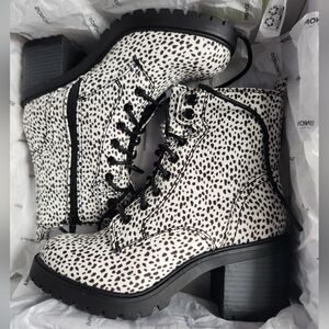 Black and White Boots